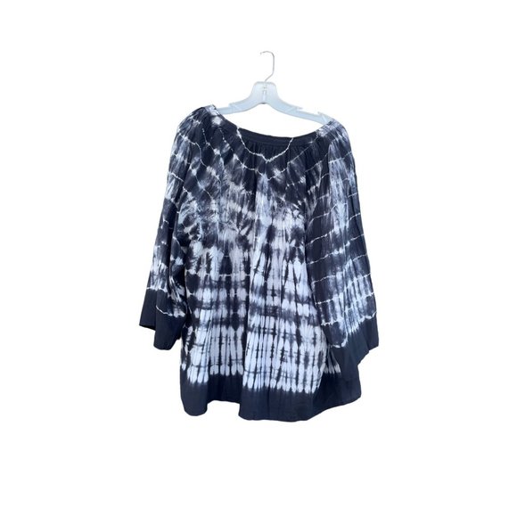 Calvin Klein Women's M Medium to Large L Tie dye Silk blouse - Picture 10 of 10